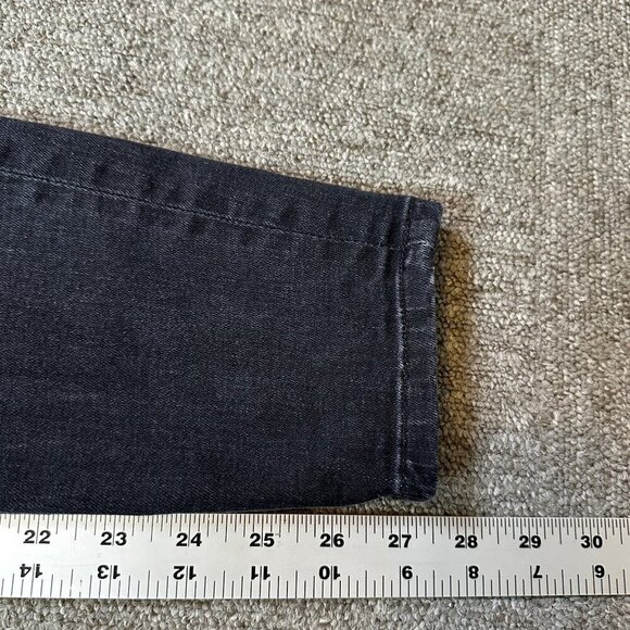 Lafayette 148 New York Women's Mercer Denim Skinny Jeans Black Gray Size 26 - Picture 4 of 7